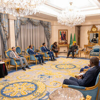 Shakhboot bin Nahyan Al Nahyan meets President of Republic of the Congo