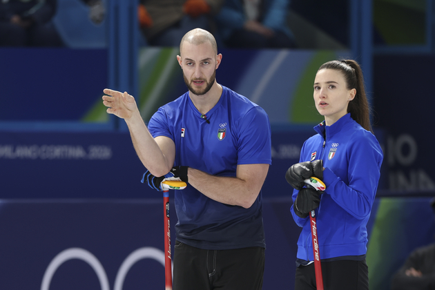 (MICO2026)ITALY-CORTINA D'AMPEZZO-OLYMPIC WINTER GAMES-CURLING-MIXED DOUBLES-SEMI-FINAL-ITA VS USA