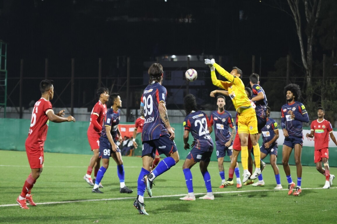 Majcen's double helps Diamond Harbour edge past Shillong Lajong