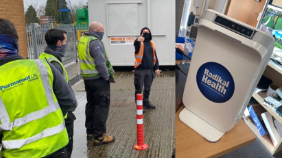 Permaroof invests in anti-Covid safety measures for its employees