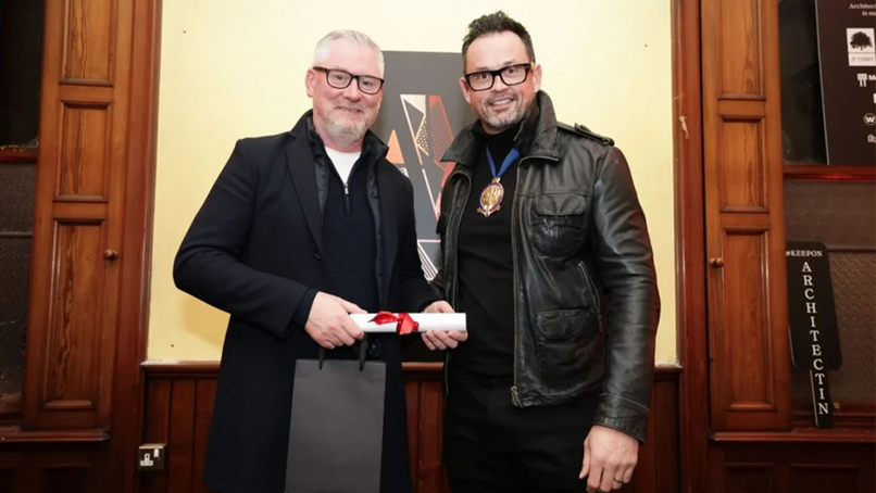 JP Corry MD recognised in the world of architecture