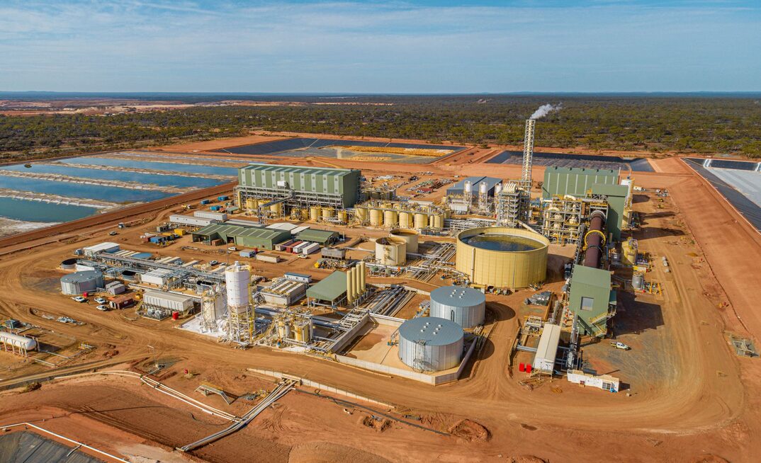 Operação de terras raras da Lynas em Kalgoorlie, na Austrália