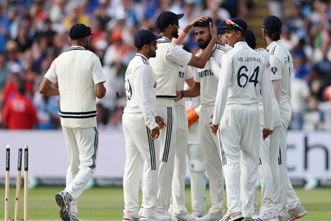 India dominates first session on final day of Edgbaston test, 4 wickets required to level series 1-1