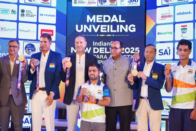 India unveils striking medals for World Para Athletics Championships ahead of historic event