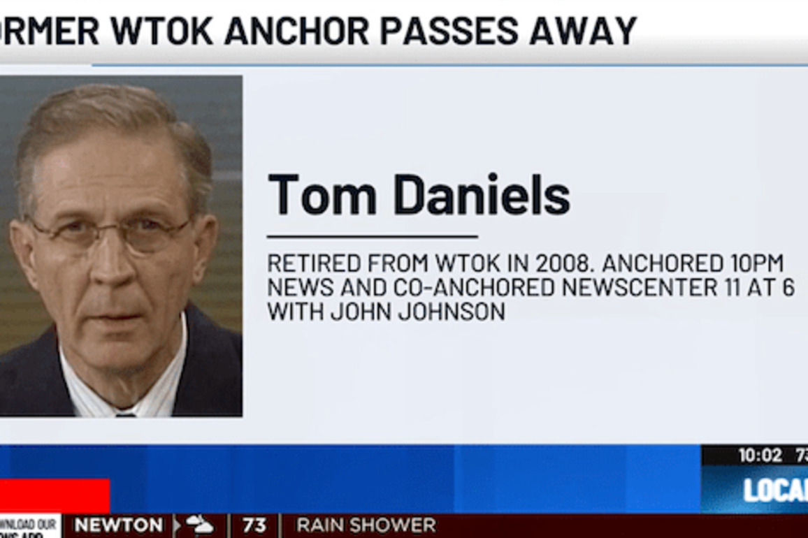 Former WTOK Anchor Tom Daniels Dies