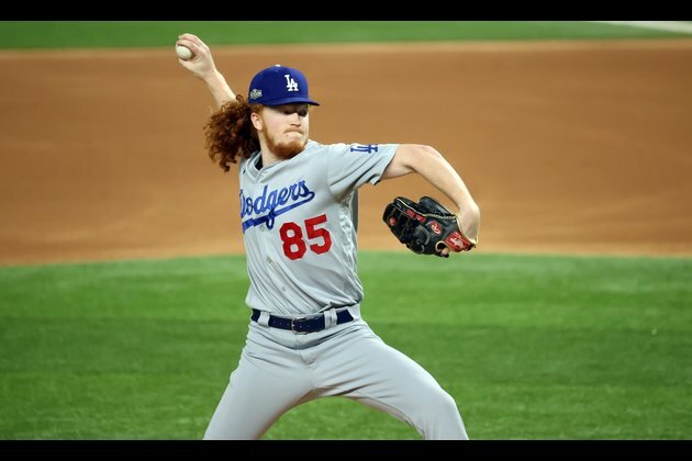 Dodgers tab May to start Game 7 vs. Braves