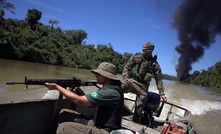 Ibama disabled illegal gold mining rafts earlier this year on the Novo River 