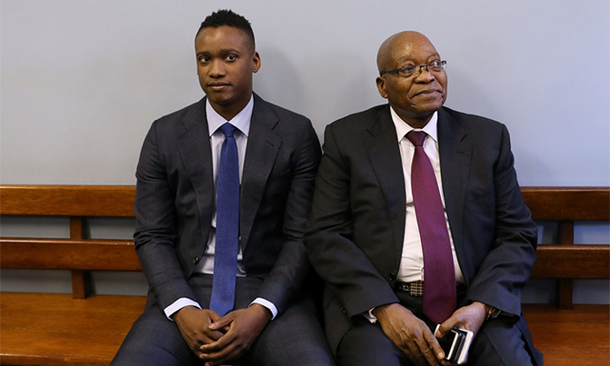 Zuma's son says he's a victim of South African political 'storm' Zuma's son says he's a victim of South African political 'storm'