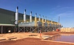 The power station at Pilbara Minerals' Pilgangoora lithium operation.