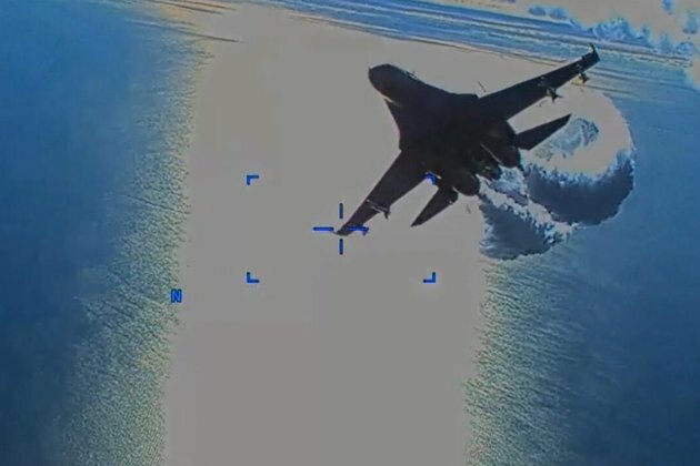 Live: Pentagon releases video of Russian jet colliding with US drone