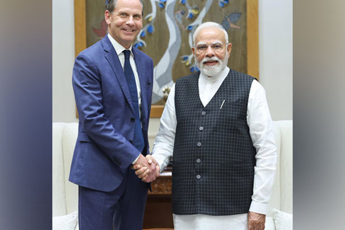 PM Modi meets Chairman, CEO of Kyndryl, Martin Schroeter