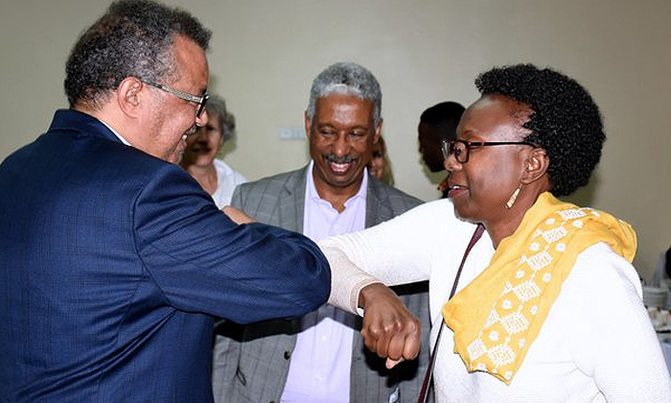 WHO boss visits Uganda to assess Ebola response WHO boss visits Uganda to assess Ebola response