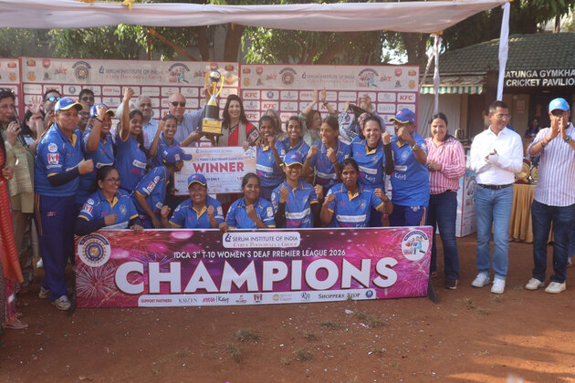 Mumbai Stars crowned champions of IDCA's 3rd T10 Women's Deaf Premier League