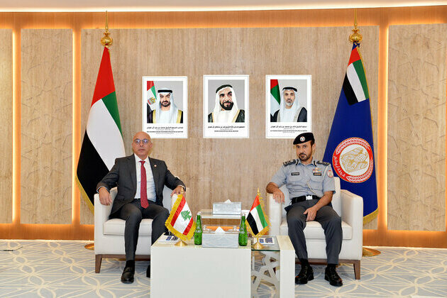 Commander-in-Chief of Abu Dhabi Police meets with Lebanese Ambassador