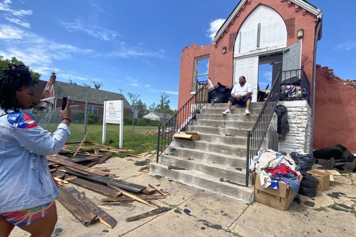 St. Louis churches tornado damaged aim to repair, rebuild