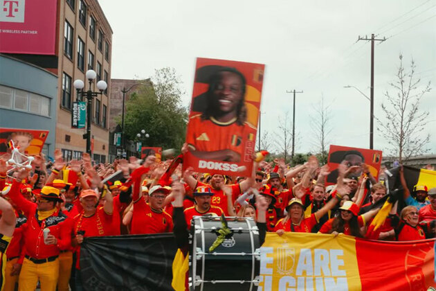 "Louder than ever": Belgium fans rally for men's team ahead of FIFA WC RO16 clash against USA