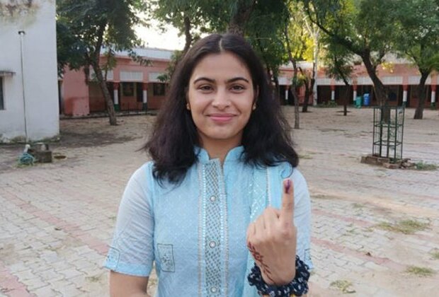 Double Olympic medallist Manu Bhaker urges young voters to cast vote in Haryana Assembly Polls