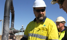  Northern Minerals MD George Bauk on site at Browns Range