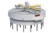 An artist's impression of a Metso Outotec inclined plate separator.