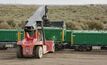 Loading one of the larger trains at Broken Hill.