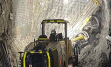 A jumbo bolting drill cuddy on the Lady Belmore vein.