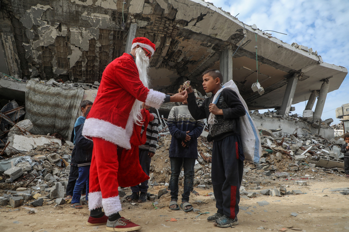 MIDEAST-GAZA CITY-NEW YEAR
