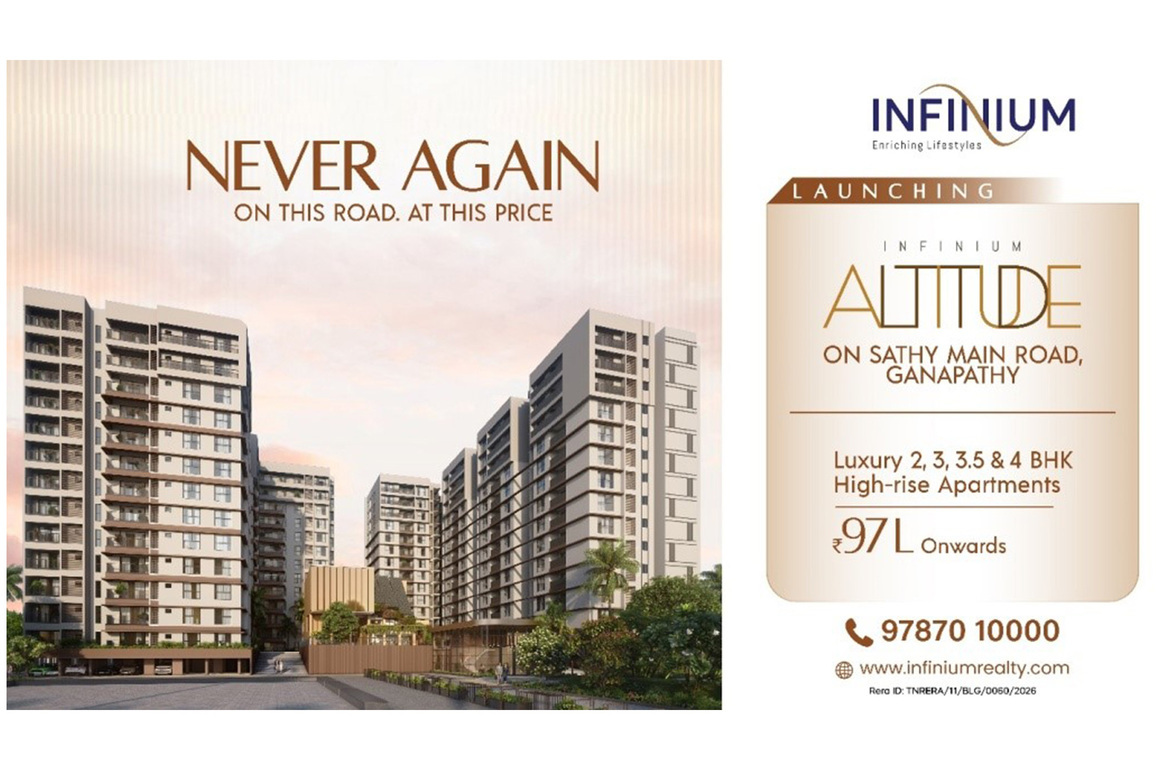 Coimbatore's Skyline Gets a New Icon: Infinium Developers Launches 'Altitude', a Luxury High-Rise Community on Sathy Main Road