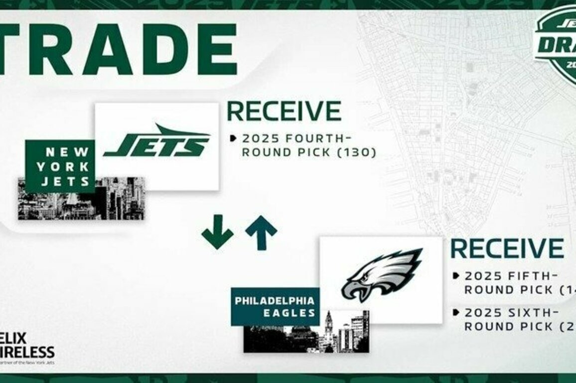 Jets Trade Up to Pick No. 130