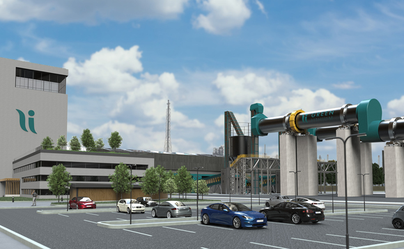 Artist's impression of the new lithium refinery. Credit: Green Lithium Artist's impression of the new lithium refinery. Credit: Green Lithium