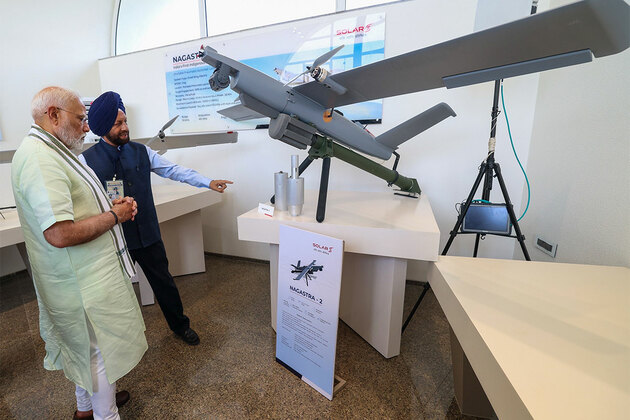 PM Modi inaugurates Loitering Munition Test Range in Nagpur, calls it 'boost' for self-reliance in defence