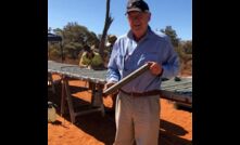 Legend's boss Mark Wilson at Mawson in the Fraser Range, WA