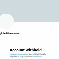 Chinese state mouthpiece 'Global Times' account withheld in India