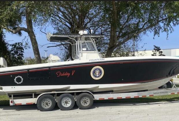 75-mph speedboat of late US President Bush up for auction