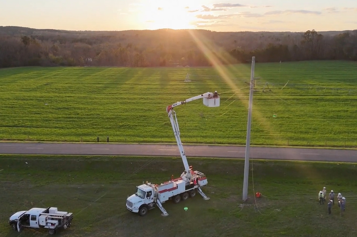 On the Line- Valmont Utility in Tuscaloosa, Alabama, makes the infrastructure of the future