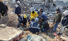 More than 1600 miners from the nation’s coal mines and private mining firms have been sent to the areas hardest hit by the earthquake. Photo: Turkish Coal Enterprises