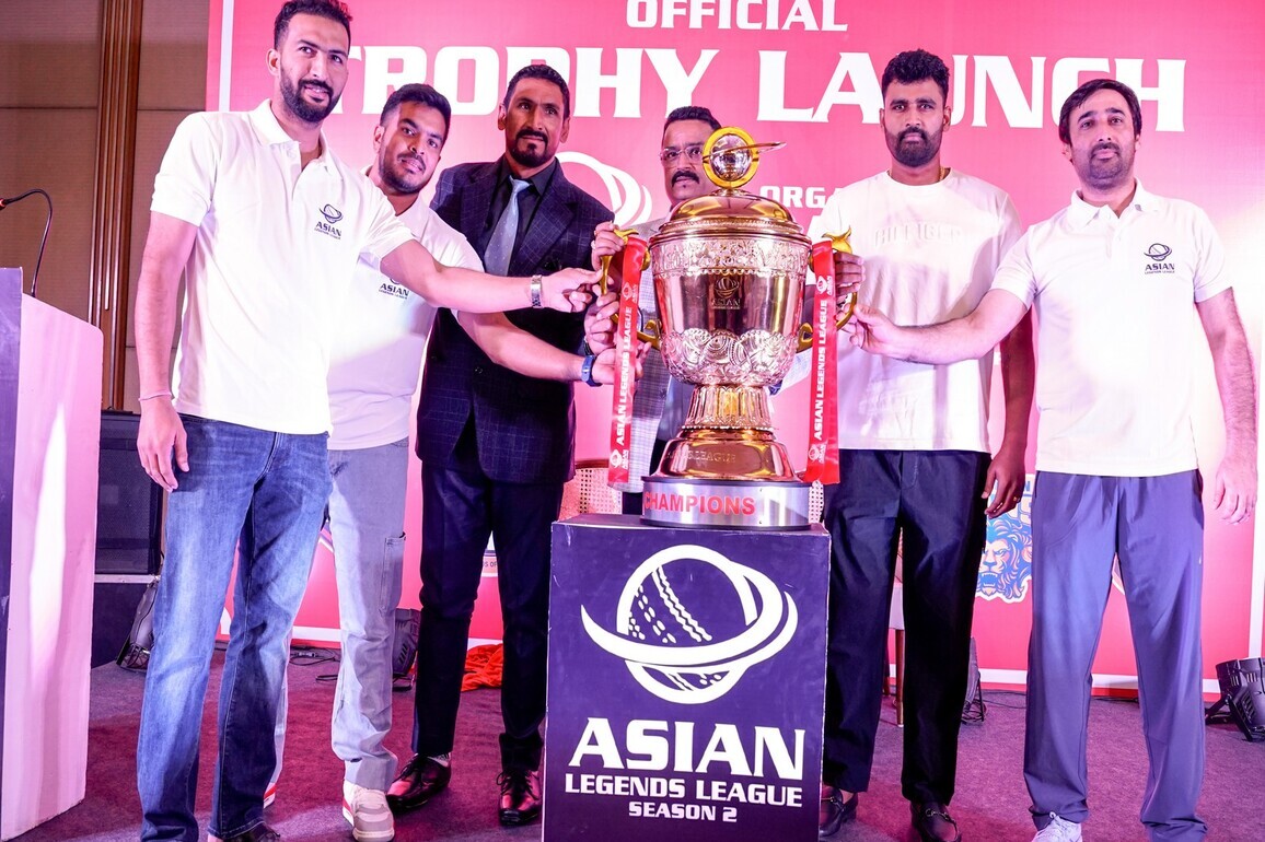 Asian Legends League unveils trophy, second season to begin from June 2