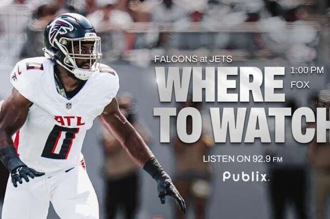 Where to watch Atlanta Falcons at New York Jets