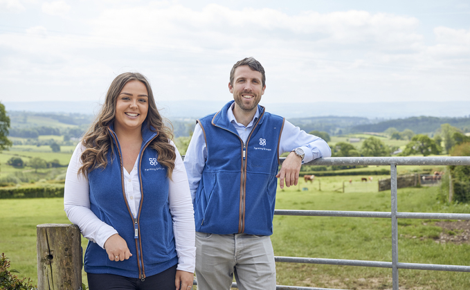 Co-Op agriculture specialist Laura Talbot (L) and agriculture manager Joseph Keating (R) - Credit: Co-Op