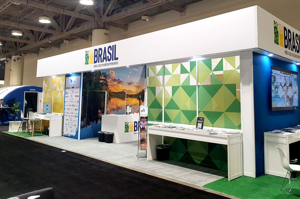 Pavilhão brasileiro na PDAC