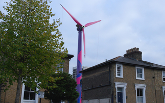 Hackney wind turbine erected in just two days