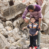 LEBANON-WAZZANI-DESTRUCTION-RETURN