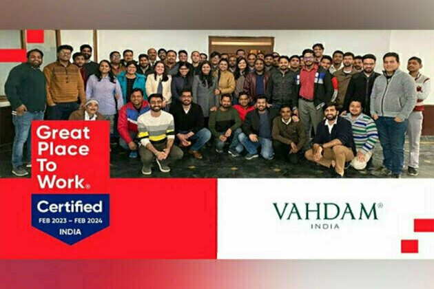 VAHDAM India certified as a Great Place to Work