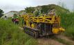  A drill rig at Manono