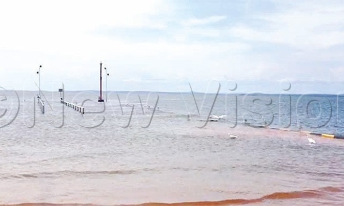 Lake Victoria threatens to cut off Kalangala from Masaka Lake Victoria threatens to cut off Kalangala from Masaka