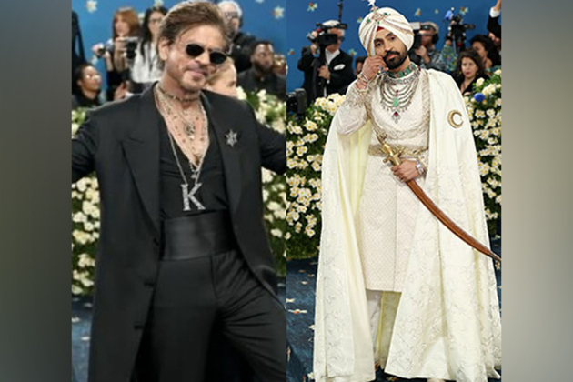 Met Gala 2025: SRK rocks in Sabyasachi's all-black creation, Diljit brings charm in majestic Punjabi-inspired traditional outfit