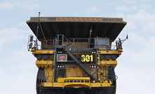 Komatsu's 400-ton-capacity, model 980E-4AT autonomous truck 