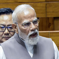PM Modi warns of West Asia impact; opposition dubs address "dialogue-Baazi