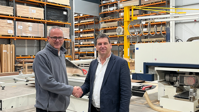 (L-R) Paul White, Founder, PWIDF and Terry Edgell, Co-founder and CEO, Premier Forest.