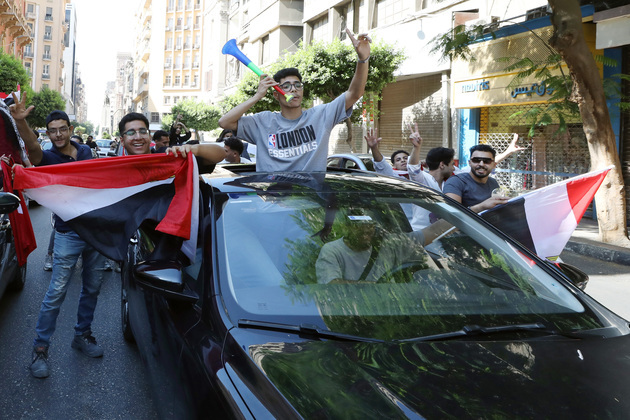 (SP)EGYPT-CAIRO-FOOTBALL-FIFA WORLD CUP-FANS