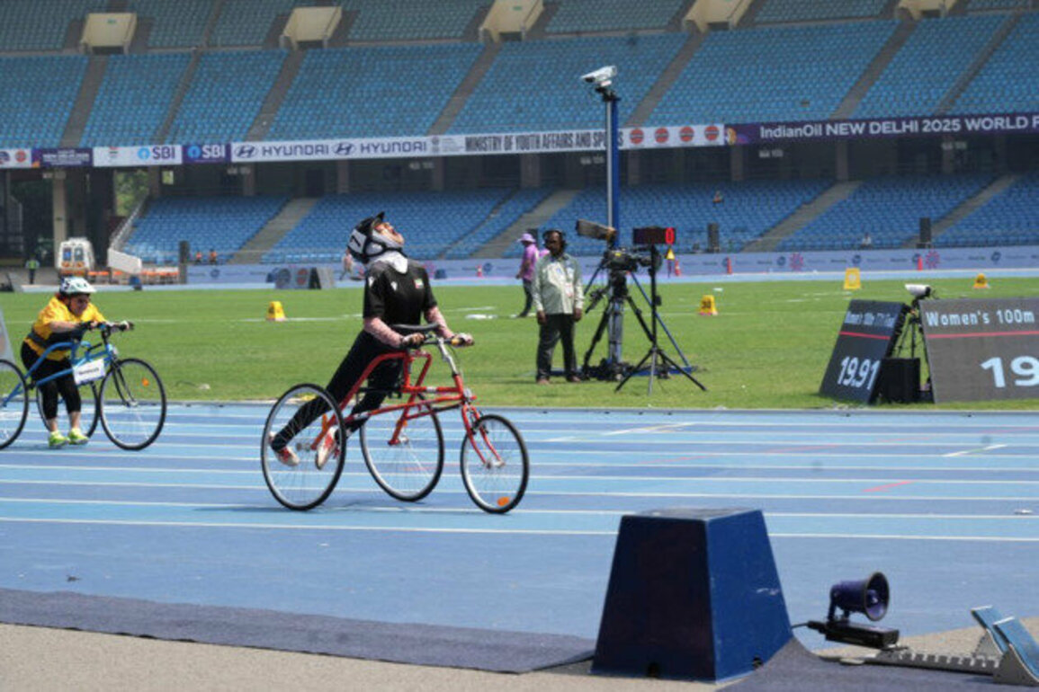 UAE's Thekra AlKaabi sets world record in women's 100m T71 at World Para Athletics Championships